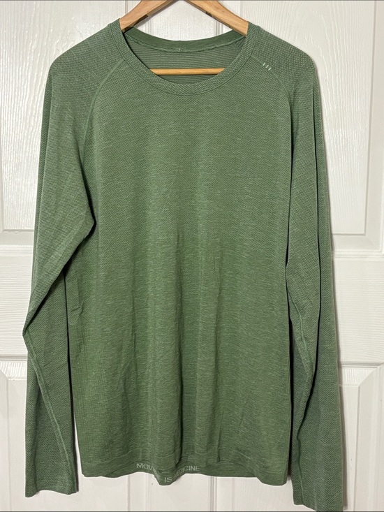 lululemon athletica Other - Lululemon Metal Vent Lightweight Long-Sleeve Crew in Green Size Large seamless
